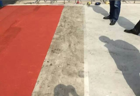 郑州水泥道路彩色防滑划线施工